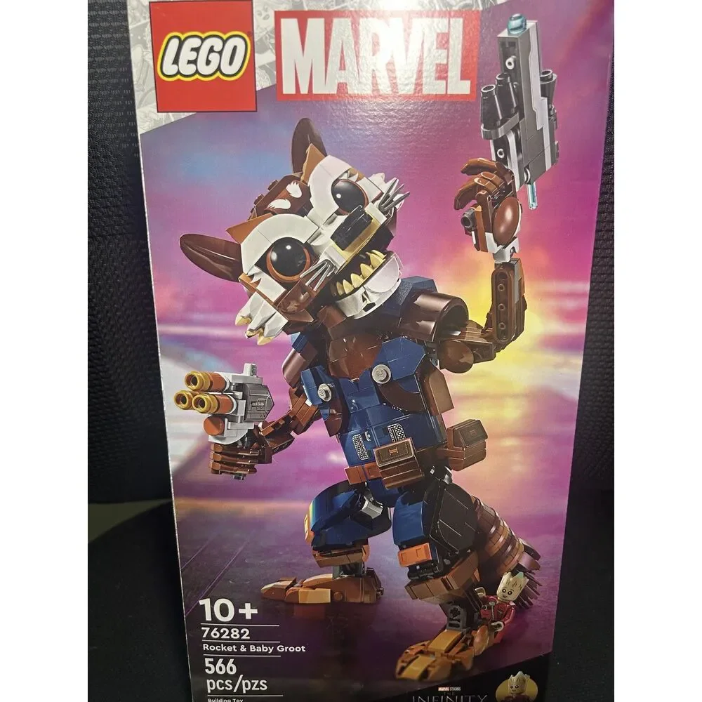 LEGO Marvel 76282 Rocket & Baby Groot 566pcs Set 10+ Infinity Saga Separator NIB